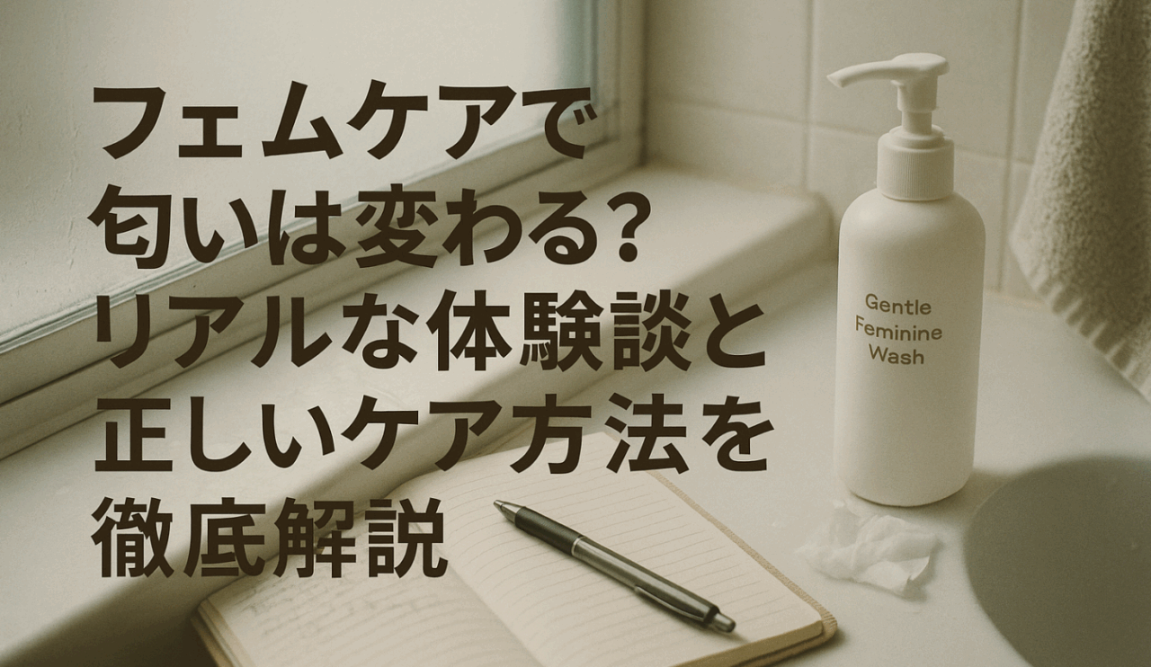 フェムケアで匂いは変わる？リアルな体験談と正しいケア方法を徹底解説