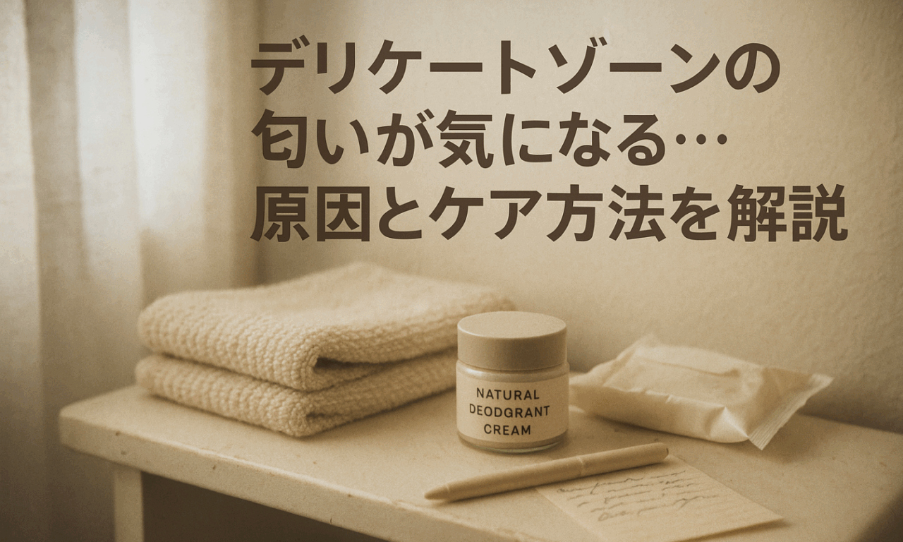 デリケートゾーンの匂いが気になる…原因とケア方法を解説
