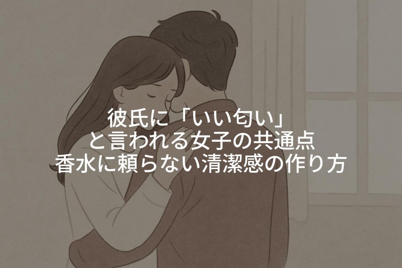 彼氏に「いい匂い」と言われる女子の共通点｜香水に頼らない清潔感の作り方